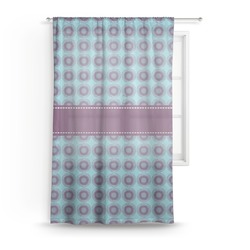 Concentric Circles Sheer Curtain - 50"x84" (Personalized)