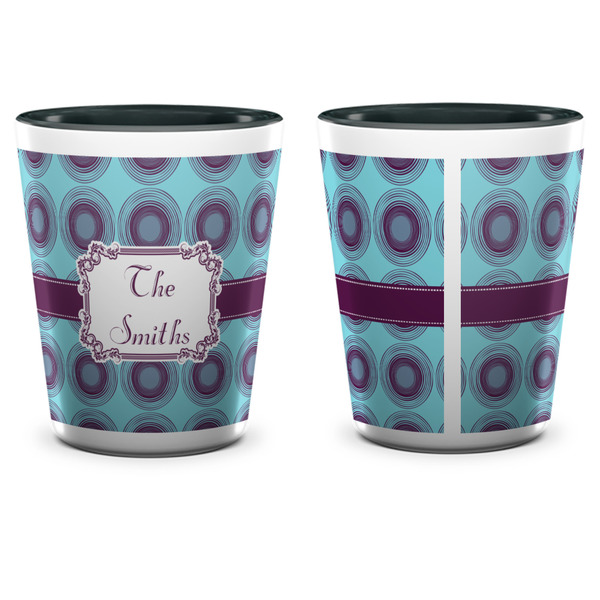 Concentric Circles Shot Glass - Two Tone - APPROVAL