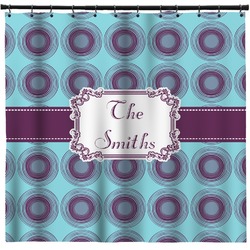 Concentric Circles Shower Curtain - Custom Size (Personalized)