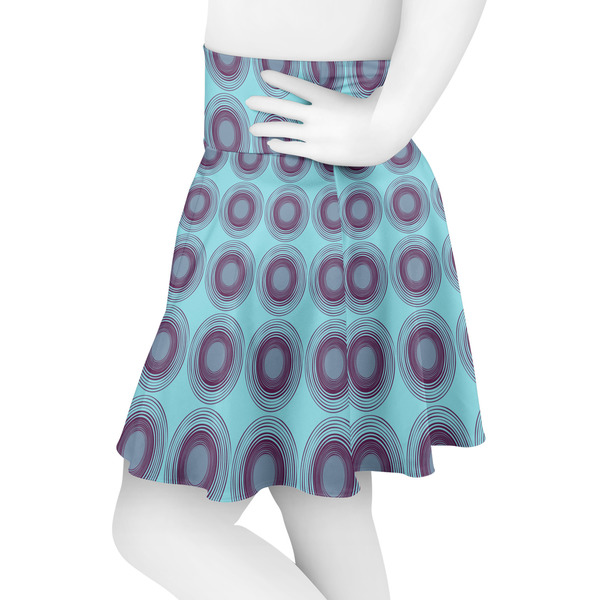 Concentric Circles Skater Skirt - Side