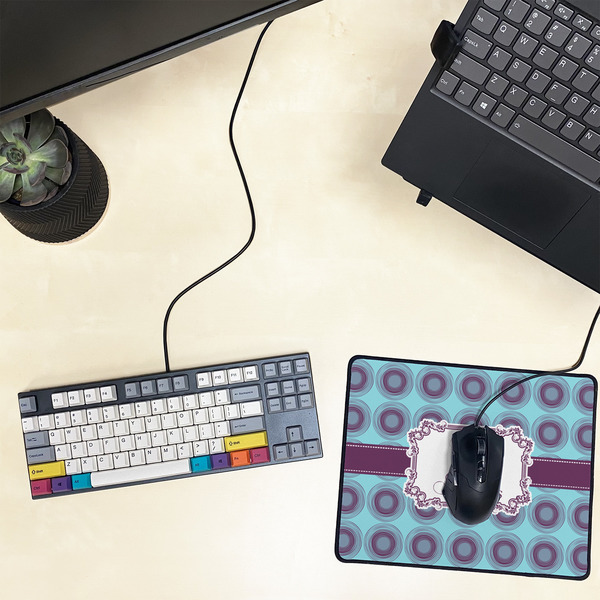 Concentric Circles Small Gaming Mats - LIFESTYLE