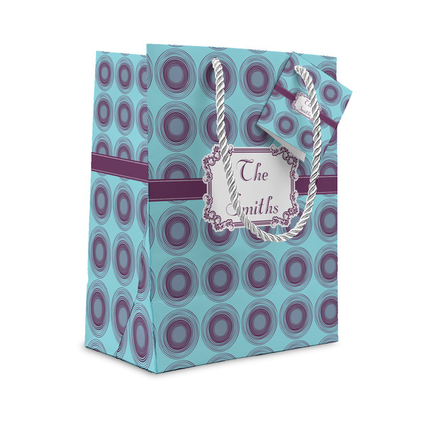 Custom Concentric Circles Gift Bag (Personalized)