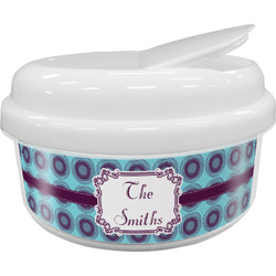 Concentric Circles Snack Container (Personalized)