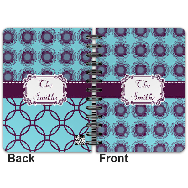 Concentric Circles Spiral Journal 5 x 7 - Apvl