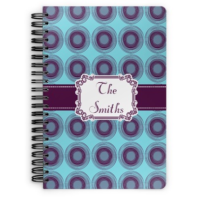 Concentric Circles Spiral Notebook (Personalized)