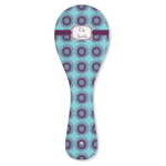 Concentric Circles Ceramic Spoon Rest (Personalized)