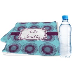 Concentric Circles Sports & Fitness Towel (Personalized)