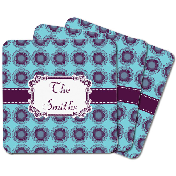 Concentric Circles Square Fridge Magnet - MAIN