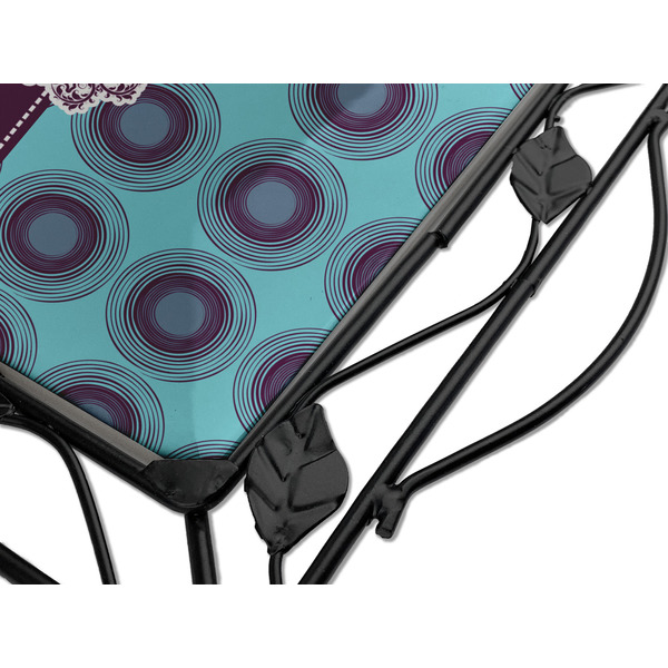 Concentric Circles Square Trivet - Detail