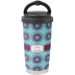 Concentric Circles Stainless Steel Coffee Tumbler (Personalized)