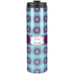 Concentric Circles Stainless Steel Skinny Tumbler - 20 oz (Personalized)