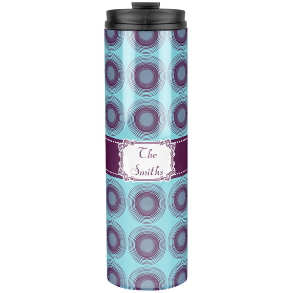 Concentric Circles Stainless Steel Tumbler 20 Oz - Front