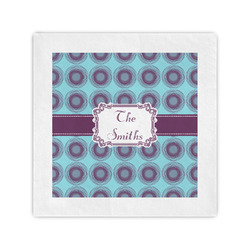Concentric Circles Cocktail Napkins (Personalized)