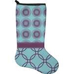 Concentric Circles Holiday Stocking - Neoprene