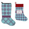 Concentric Circles Stockings - Side by Side compare