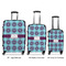 Concentric Circles Suitcase Set 1 - APPROVAL