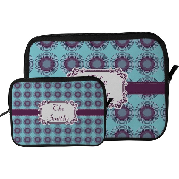 Concentric Circles Tablet Sleeve (Size Comparison)