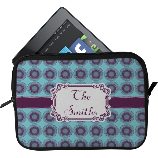 Custom Concentric Circles Tablet Case / Sleeve - Small (Personalized)