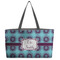 Concentric Circles Tote w/Black Handles - Front View