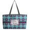 Concentric Circles Beach Totes Bag - w/ Black Handles (Personalized)