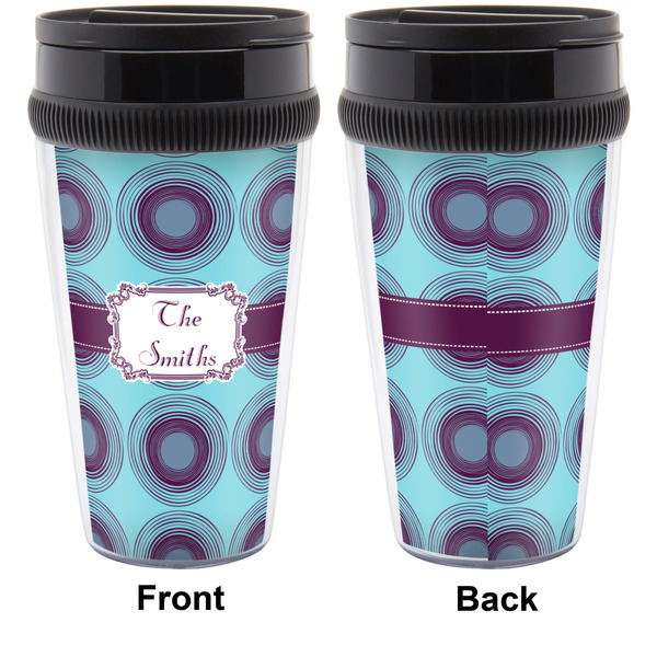 Concentric Circles Travel Mug Approval (Personalized)