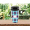 Concentric Circles Travel Mug Lifestyle (Personalized)