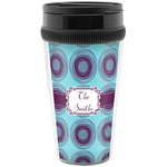 Concentric Circles Acrylic Travel Mug without Handle (Personalized)