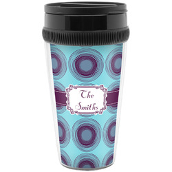 Concentric Circles Acrylic Travel Mug without Handle (Personalized)