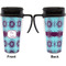 Concentric Circles Travel Mug with Black Handle - Approval