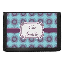 Concentric Circles Trifold Wallet (Personalized)