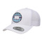 Concentric Circles Trucker Hat - White (Personalized)