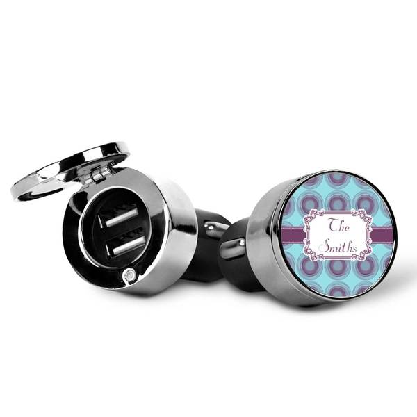 Concentric Circles USB Car Charger