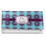 Concentric Circles Vinyl Checkbook Cover (Personalized)