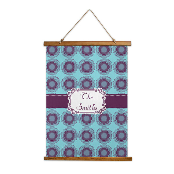 Custom Concentric Circles Wall Hanging Tapestry (Personalized)