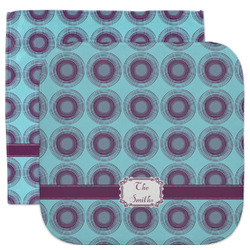 Concentric Circles Facecloth / Wash Cloth (Personalized)