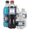Concentric Circles Water Bottle Label - Multiple Bottle Sizes