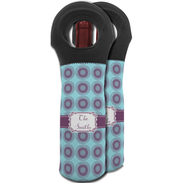 Concentric Circles Wine Tote Bag - MAIN