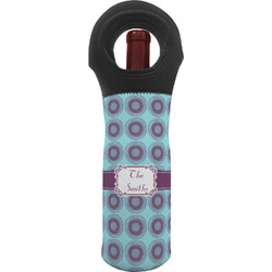Concentric Circles Wine Tote Bag (Personalized)