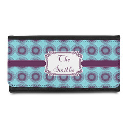Concentric Circles Leatherette Ladies Wallet (Personalized)