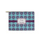 Concentric Circles Zipper Pouch Small (Front)