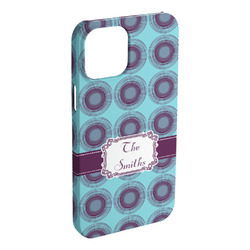 Concentric Circles iPhone Case - Plastic (Personalized)