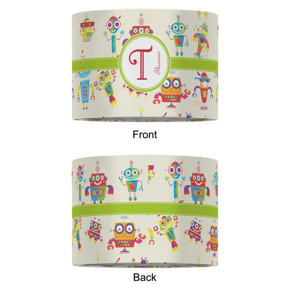 Rocking Robots 12" Drum Lampshade - APPROVAL (Fabric)
