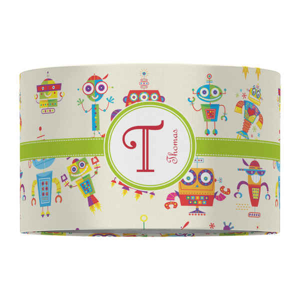 Rocking Robots 12" Drum Lampshade - FRONT (Fabric)