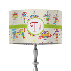Rocking Robots 12" Drum Lamp Shade - Fabric (Personalized)