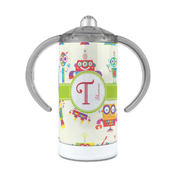Rocking Robots 12 oz Stainless Steel Sippy Cup (Personalized)