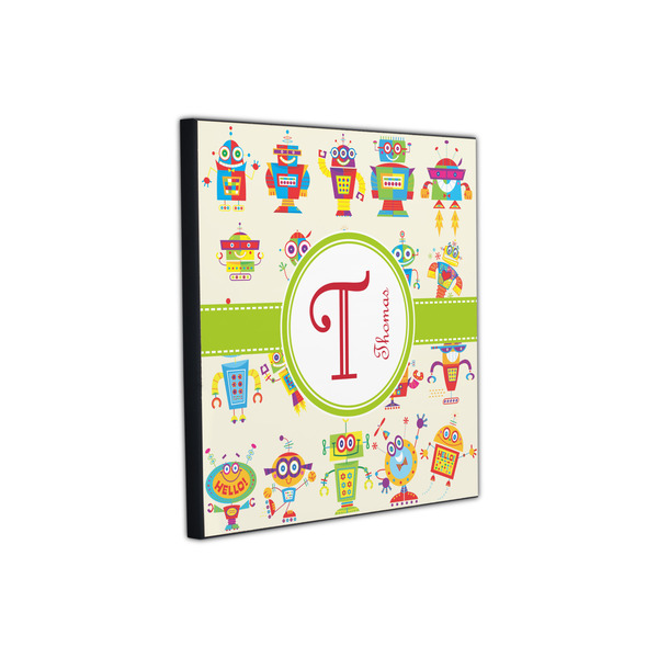 Rocking Robots 12x12 Wood Print - Angle View