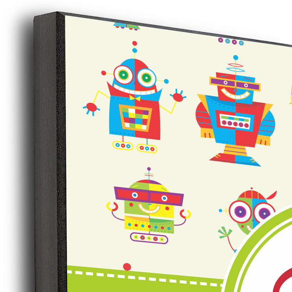 Rocking Robots 12x12 Wood Print - Closeup