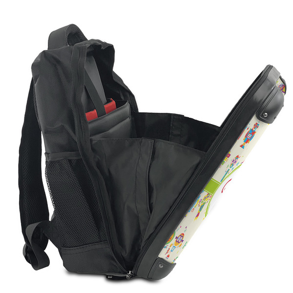 Rocking Robots 15" Backpack - SIDE OPEN