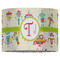 Rocking Robots 16" Drum Lampshade - FRONT (Fabric)