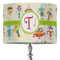 Rocking Robots 16" Drum Lampshade - ON STAND (Fabric)